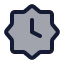 Timesetting icon with duotone standard style