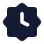 Timesetting icon with solid standard style