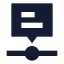Timelineevent icon with solid sharp style