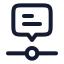 Timelineevent icon with stroke rounded style