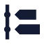 Timelinelist icon with solid sharp style