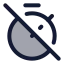 Timeroff icon with duotone standard style
