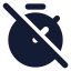 Timeroff icon with solid rounded style