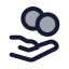 Tips icon with duotone standard style