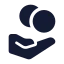 Tips icon with solid rounded style