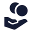 Tips icon with solid sharp style