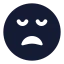Tired icon with solid rounded style