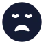 Tired icon with solid sharp style