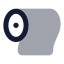 Tissuepaper icon with bulk rounded style