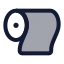 Tissuepaper icon with duotone rounded style