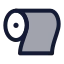Tissuepaper icon with duotone standard style