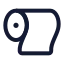 Tissuepaper icon with stroke rounded style