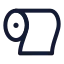Tissuepaper icon with stroke standard style