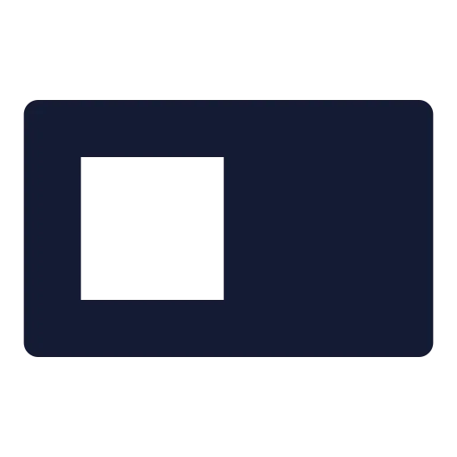Toggle Left Icon in Solid Sharp style