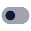 Toggleoff icon with bulk rounded style