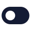 Toggleoff icon with solid rounded style