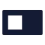 Toggleoff icon with solid sharp style
