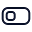 Toggleoff icon with stroke standard style