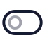 Toggleoff icon with twotone rounded style