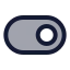 Toggleon icon with duotone rounded style