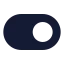 Toggleon icon with solid rounded style