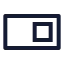 Toggleon icon with stroke sharp style