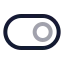 Toggleon icon with twotone rounded style