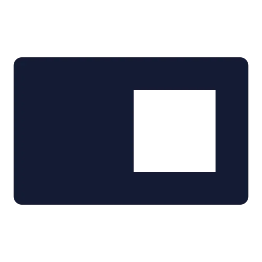 Toggle Right Icon in Solid Sharp style