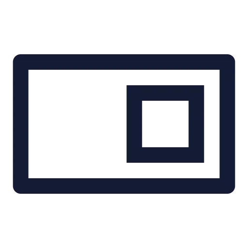 Toggle Right Icon in Stroke Sharp style