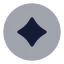 Tokencircle icon with bulk rounded style
