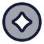 Tokencircle icon with duotone standard style