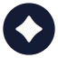 Tokencircle icon with solid rounded style