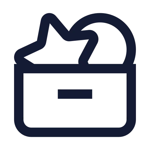 Tool Case Icon in Stroke Sharp style