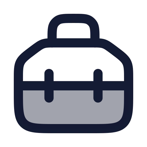 Toolbox Icon in Duotone Rounded style