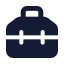 Toolbox icon with solid standard style