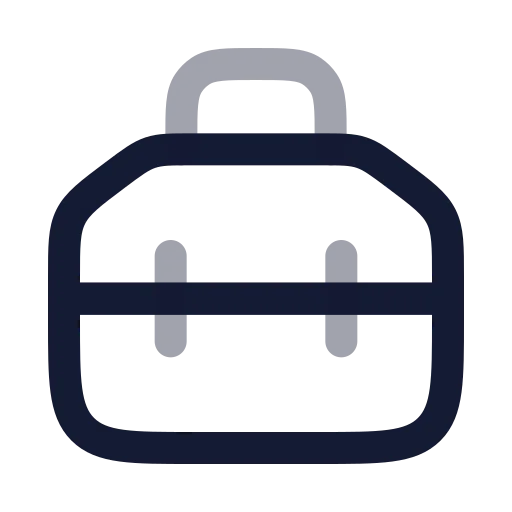 Toolbox Icon in Twotone Rounded style