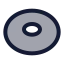 Torus icon with duotone standard style