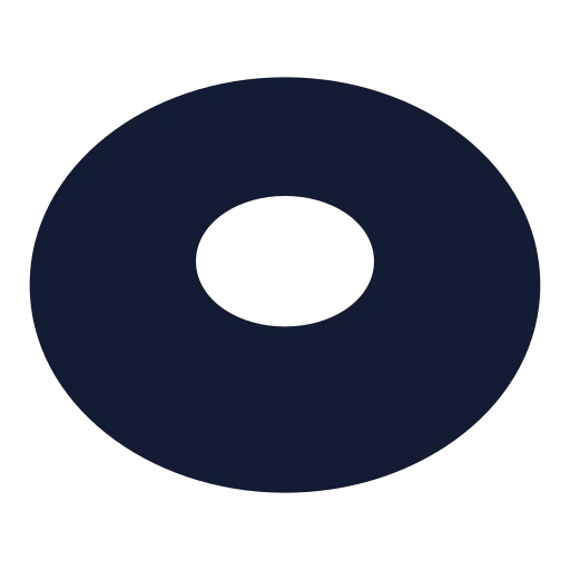 Torus Icon in Solid Rounded style