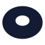 Torus icon with solid rounded style