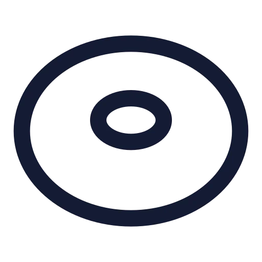Torus Icon in Stroke Sharp style
