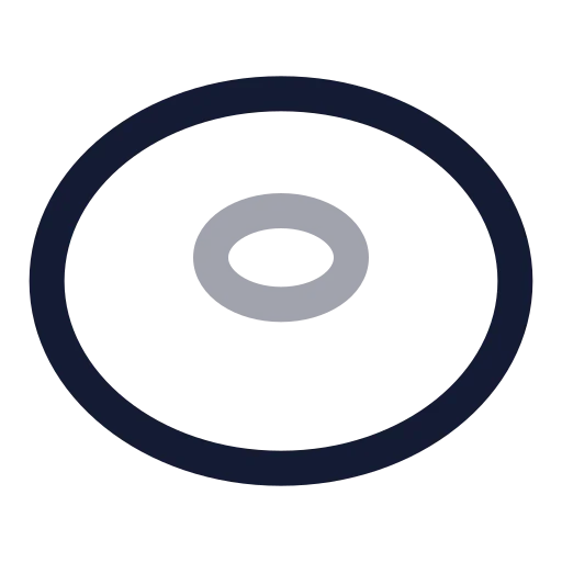 Torus Icon in Twotone Rounded style