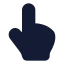 Touch icon with solid rounded style