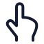 Touch icon with stroke standard style