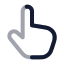 Touch icon with twotone rounded style