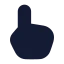 Touch icon with solid rounded style