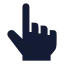 Touch icon with solid sharp style