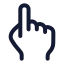 Touch icon with twotone rounded style