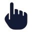 Touch icon with solid rounded style