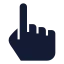Touch icon with solid sharp style
