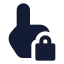 Touchlocked icon with solid standard style